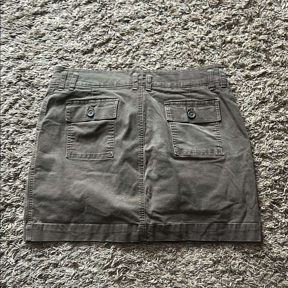 Classic Faded Brown Denim style material Women's Skort
